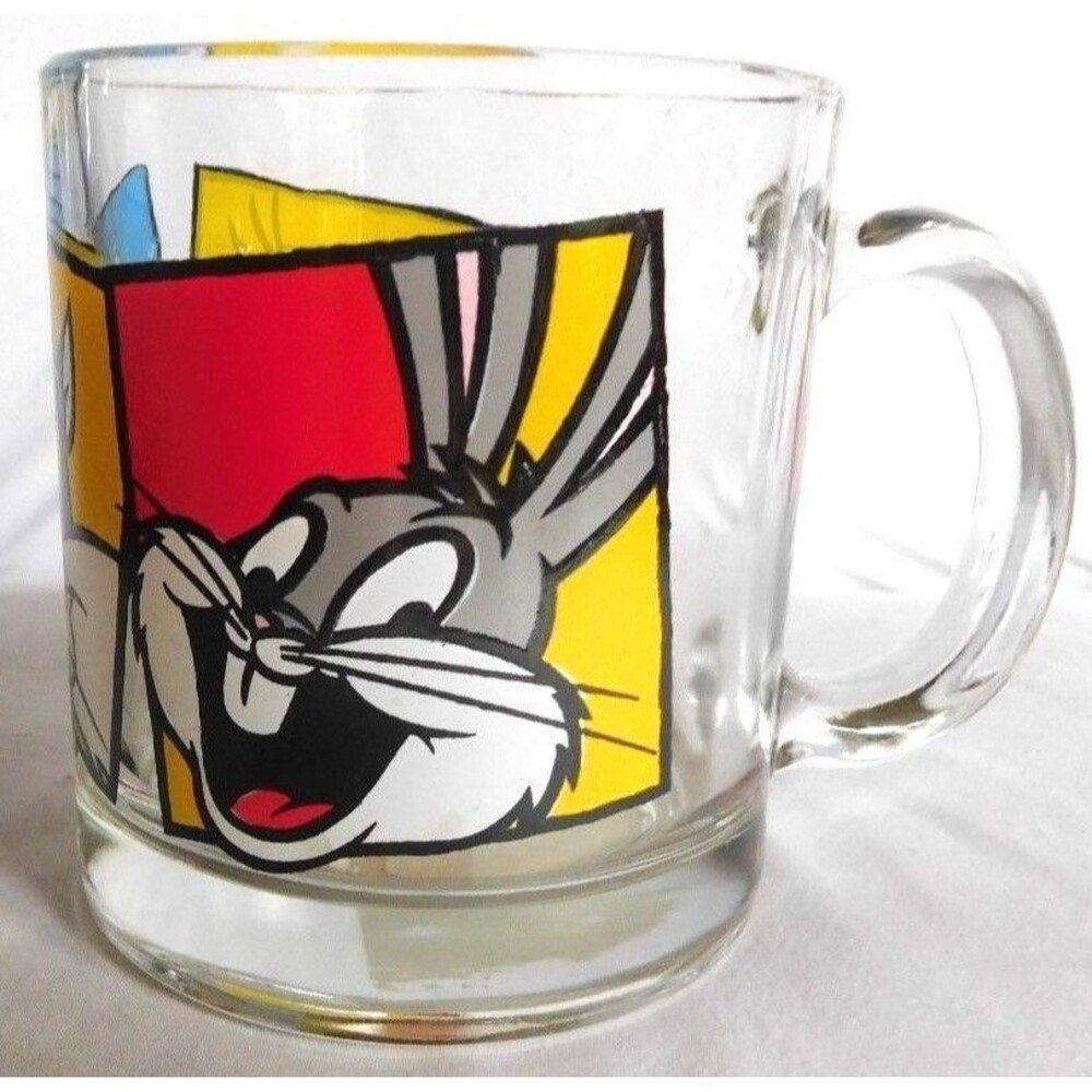 Anchor Hocking 69511 Coffee / Tea Mug Looney Tunes Bugs Bunny Tweety Sylvester